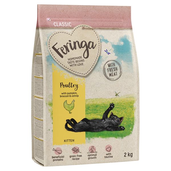 10kg Kitten Classic siipikarja Feringa-kissanruoka