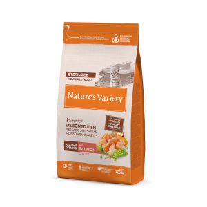 1,25kg Original Sterilised lohi Nature's Variety kissan kuivaruoka
