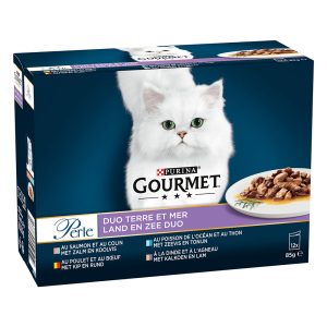 12x85g duo Gourmet Perle -kissanruoka