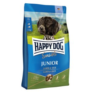 10kg Sensible Junior lammas & riisi Happy Dog Supreme kuivaruoka