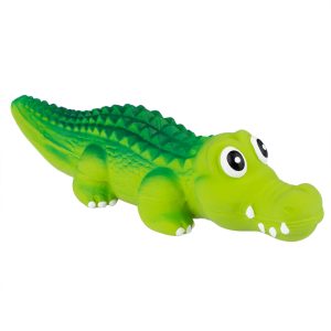 Lateksinen Crocodylus-koiranlelu