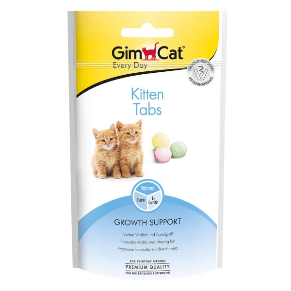 40 g GimCat Kitten Tabs kissalle