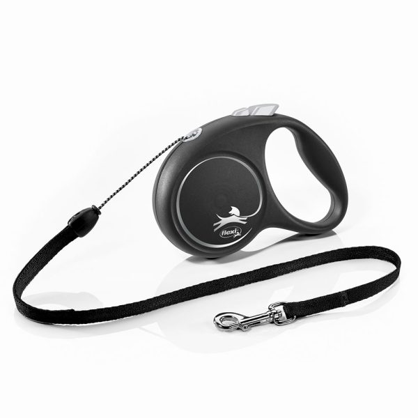 flexi New Comfort nyöritalutin S 5m musta