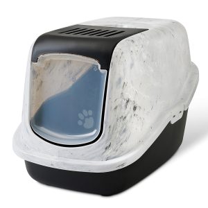 Savic Nestor Marble -kissanvessa marmorinharmaa/musta