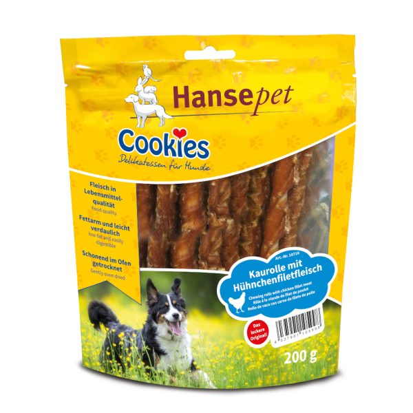 200g Cookies Delikatess kanafilepurutikut koiralle