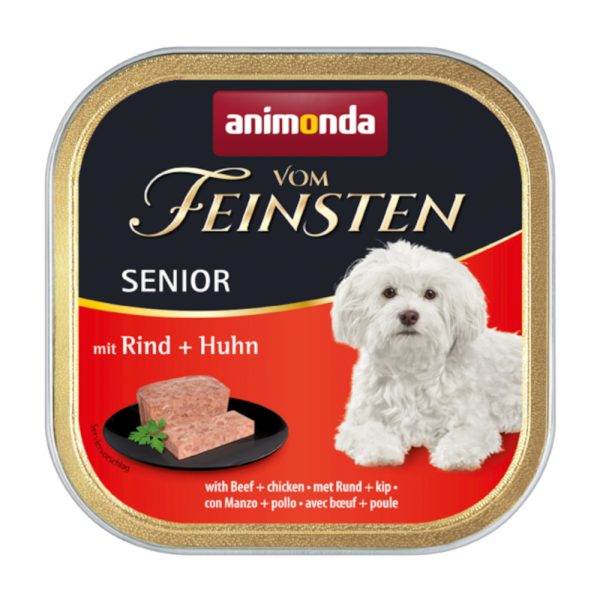 48 x 150g Senior nauta & kana Animonda vom Feinsten koiranruoka
