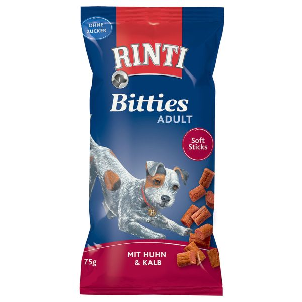 75g RINTI Bitties Adult kana & vasikka koiranherkut