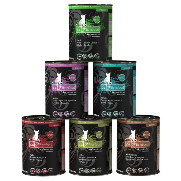 12x400g Purrrr 6 makua catz finefood kissan purkkiruoka