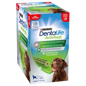 18 kpl Purina Dentalife Active Fresh Daily Oral Care hampaiden hoitoherkku koira