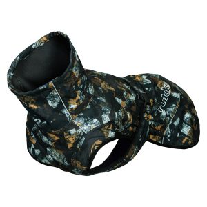 Rukka® Breeze -takki, kuvioitu musta selän pituus noin 45 cm