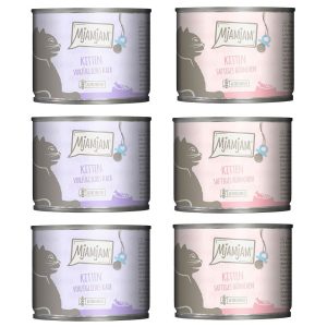 6x200g Mix (2 lajiketta) MjAMjAM Kitten märkä kissanruoka