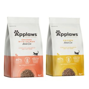 2x2kg Chicken + Chicken & Salmon Applaws Kissanruoka