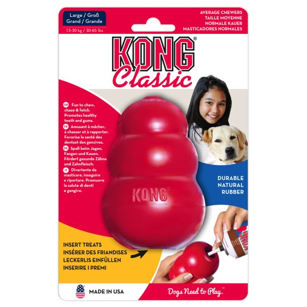 10cm KONG Classic, punainen L koiran lelu