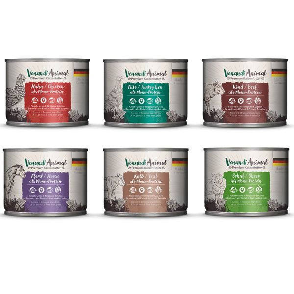 6x200g Mixpack Venandi Animal
