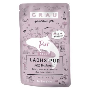 16x125g lohi Grau-kissanruoka