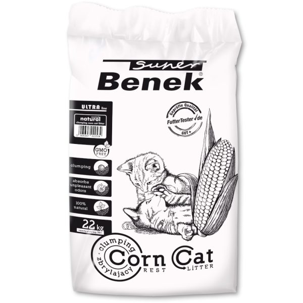 35l Super Benek Corn Cat Ultra Natural kissan kuivike 35l Super Benek Corn Cat Ultra Natural kissan kuivike