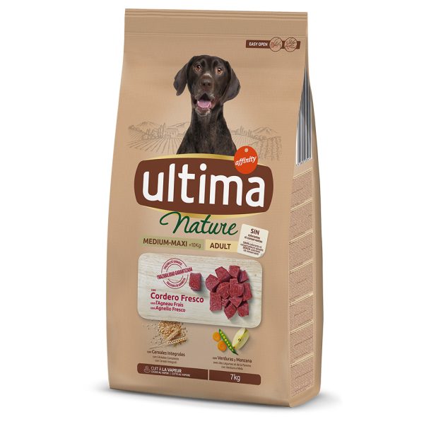 7kg Nature Medium / Maxi lammas Ultima-koiranruoka