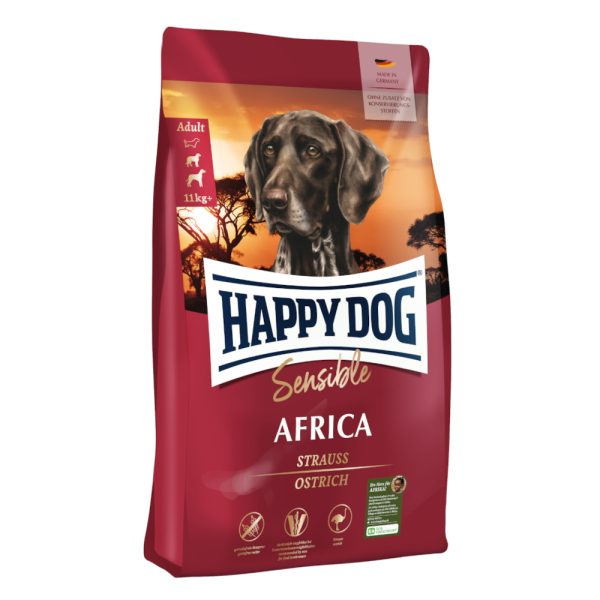 12,5kg Sensible Afrikka Happy Dog Supreme Sensible Koiranruoka