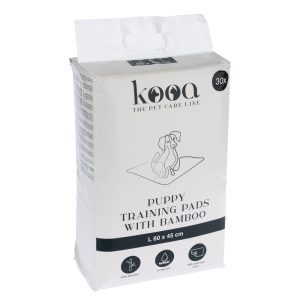 30x kooa-pissa-alusta koiranpennuille bambu medium 45 x 30 cm koiranpennuille
