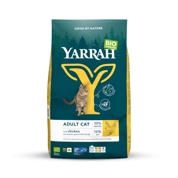 10kg Luomu luomukana Yarrah kissan kuivaruoka