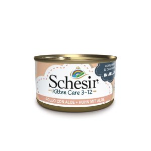 24x85g Kitten in Jelly kana & aloe Schesir-kissanruoka