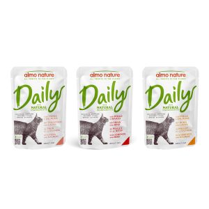 6x70g Pouch lajitelma 1 Almo Nature Daily Menu Kissanruoka