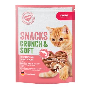 200g Crunch & Soft lohi Mera Cats -kissanherkut
