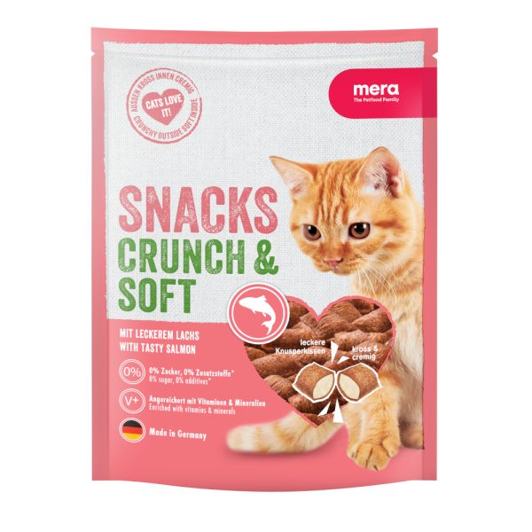 200g Crunch & Soft lohi Mera Cats -kissanherkut
