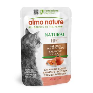 24x55g Pouch lohi & kurpitsa  Almo Nature Classic Kissanruoka