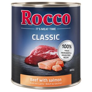 12 x 800g Rocco Classic, nauta ja lohi