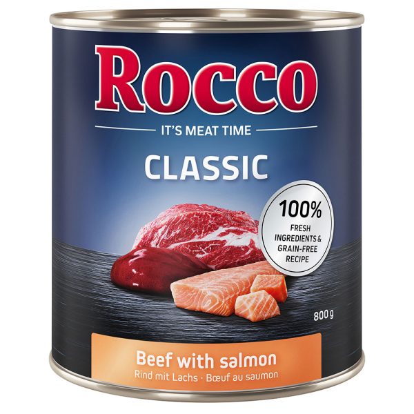 12 x 800g Rocco Classic, nauta ja lohi