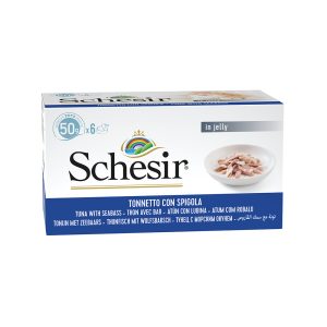 12x50g Small in Jelly tonnikala & meribassi Schesir Kissanruoka