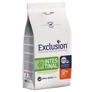 säästöpakkaus: 2 x 7 kg Exclusion Intestinal Small Breed sika ja riisi