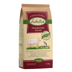 1,5kg Lukullus Charolais Beef & Trout koiranruoka