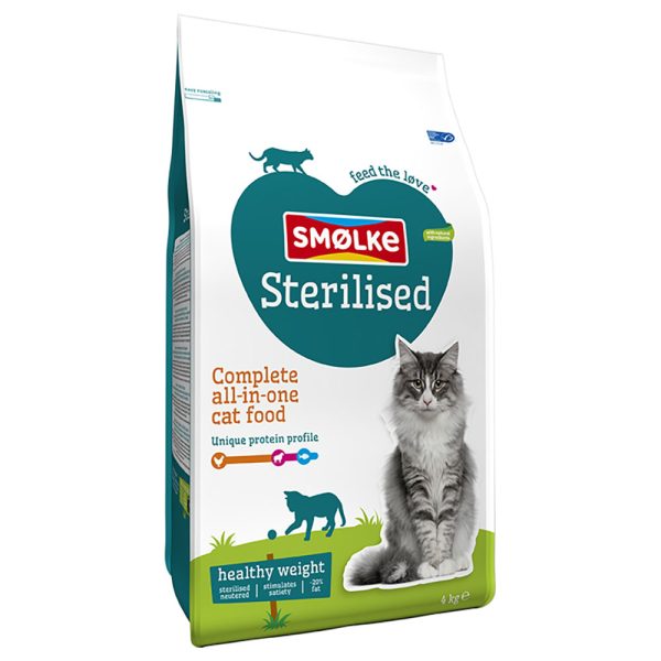 2x4kg Steriloitu Painonhallinta Smølke kissanruoka