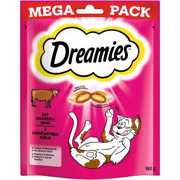 180g Big Pack nauta Dreamies-kissanherkut