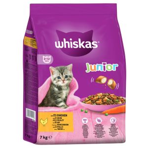 7kg Junior Chicken Whiskas kissan kuivaruoka