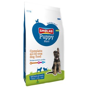 Smølke Puppy Maxi Optimaalinen kasvu - Kaksoispakkaus: 2 x 12 kg