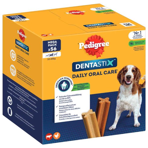 1440g Dentastix Daily Oral Care keskikokoisille koirille Pedigree-koiranherkut
