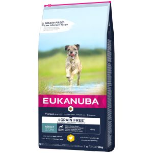 12kg Grain Free Adult Small / Medium breed kana Eukanuba koiranruoka