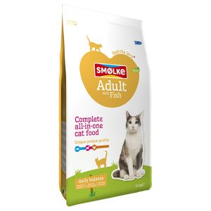 10kg Aikuisten kala & riisi Daily Balance Smølke kissanruoka