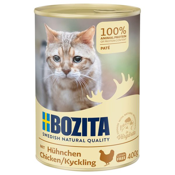 6x400g kanapatee Bozita-kissanruoka