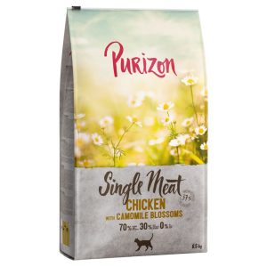6.5 kg Single Meat kana & kamomillankukka Purizon kissan kuivaruoka
