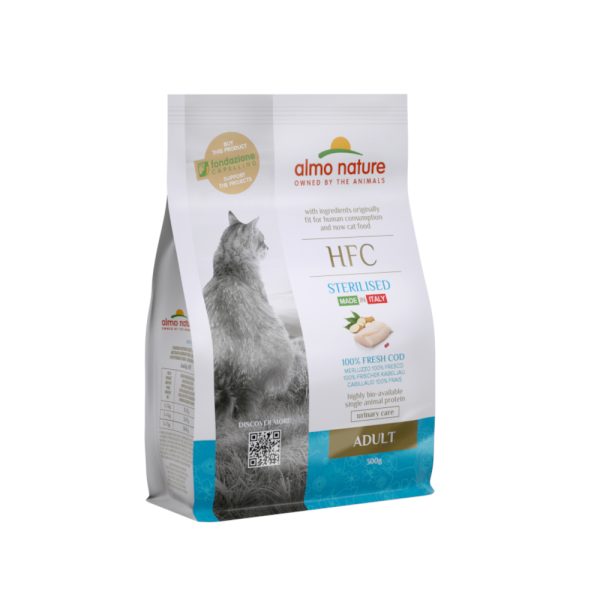 300g HFC Adult Sterilized turska Almo Nature kissan kuivaruoka