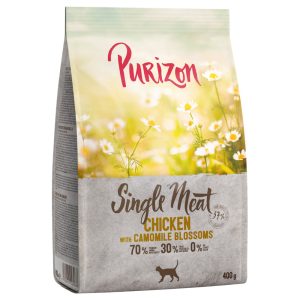 400g Purizon Single Meat kana & kamomillankukka kissan kuivaruoka