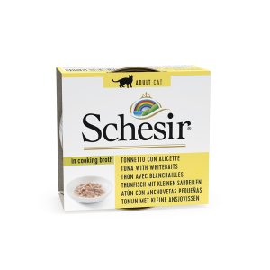 1x70g in Broth tonnikala & sardelli Schesir Kissanruoka