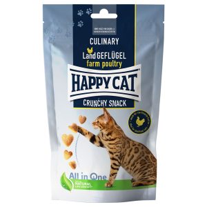 70g Culinary Crunchy Snack Land siipikarja Happy Cat kissanherkku