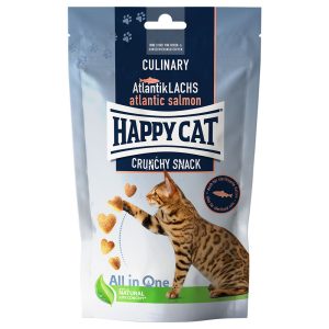 70g Culinary Crunchy Snack Atlantin lohi Happy Cat kissanherkku