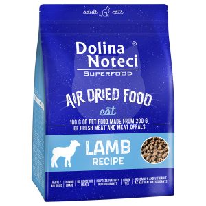 Dolina Noteci Superfood Feline karitsanlihaa, kissan kuivaruoka, edullinen kaksoispakkaus, 2 x 1 kg