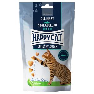 2x70g Culinary Crunchy Snack See turska Happy Cat kissanherkku